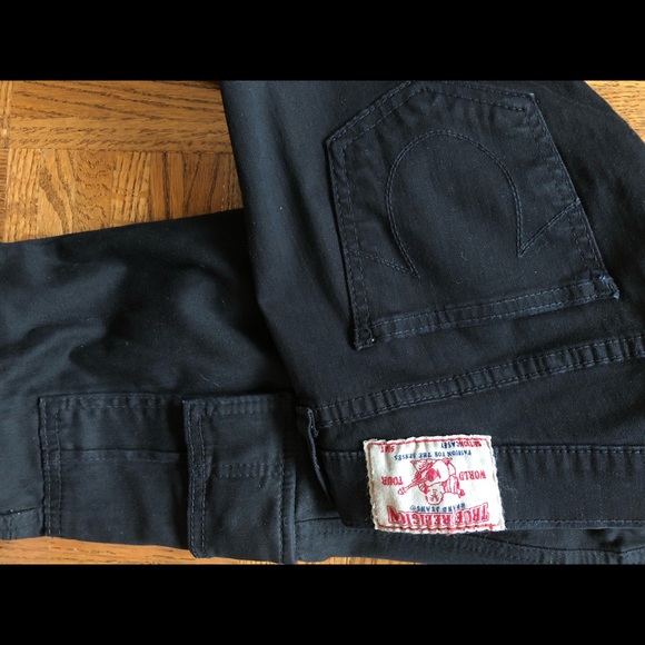 True Religion Casey Women’s black skinny jeans size 27 - Picture 2 of 5